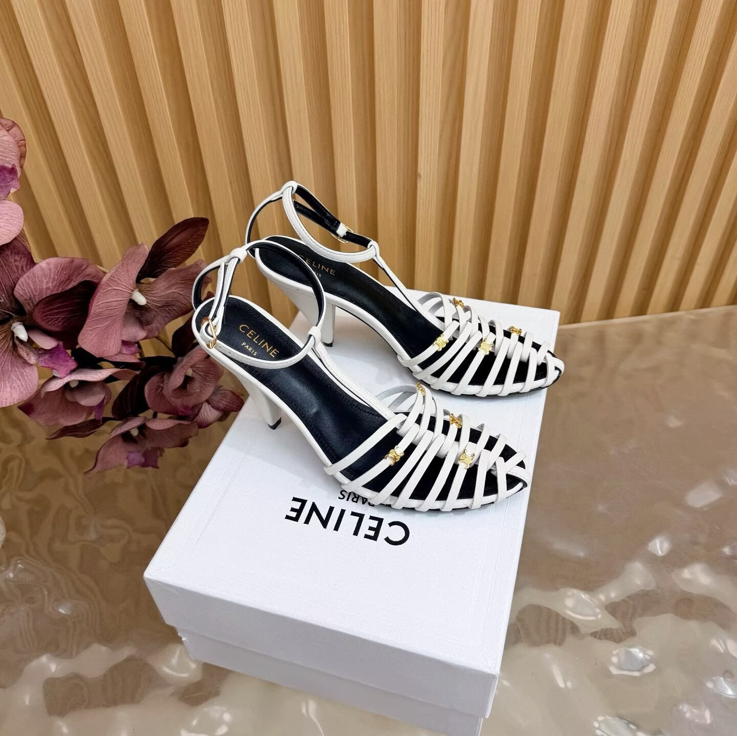 UA Ce1i*e CAGE HEELED SANDAL 8.5cm Heel