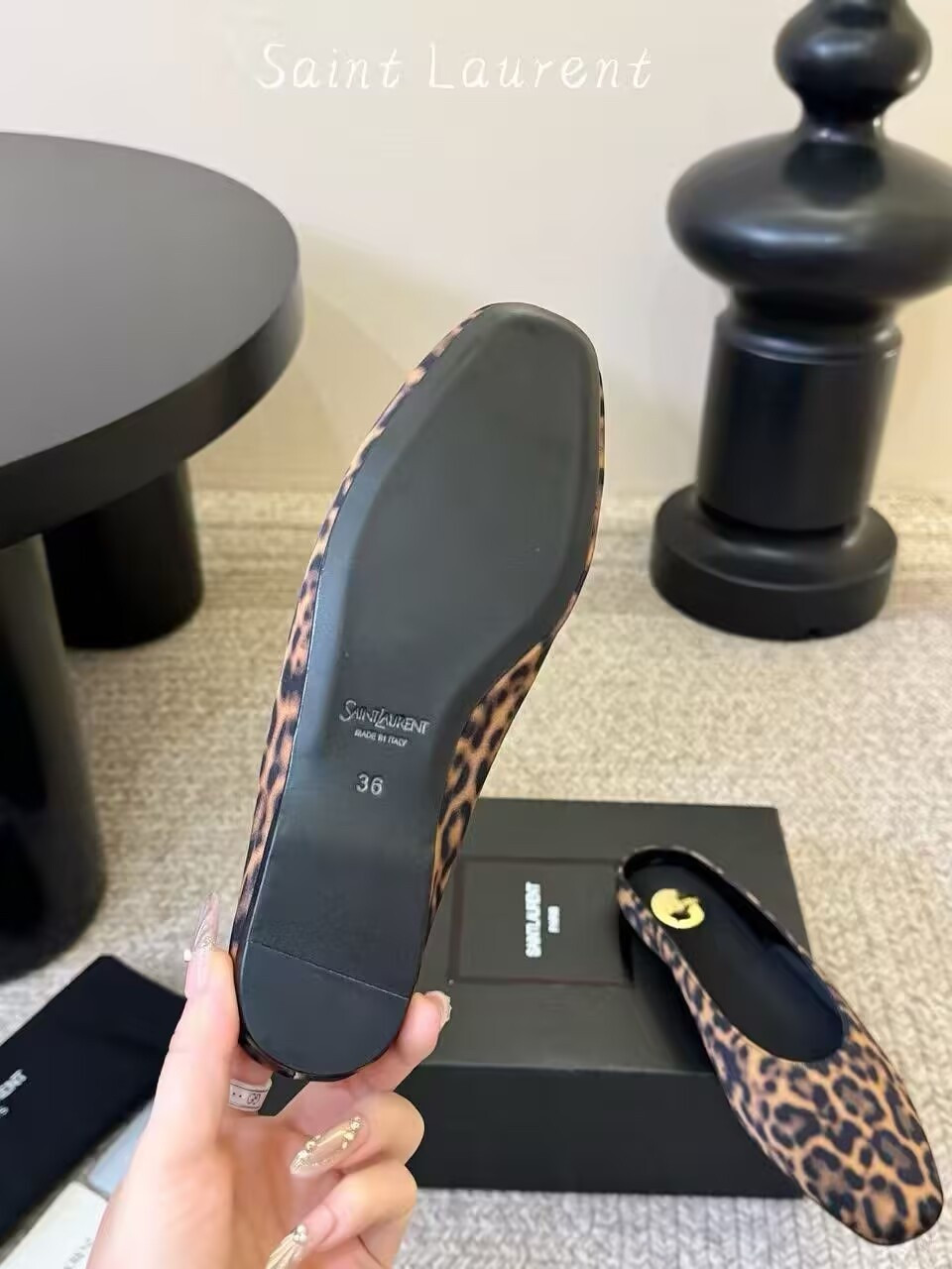UA Y51 Lido Slip-on (Leopard Grosgrain)