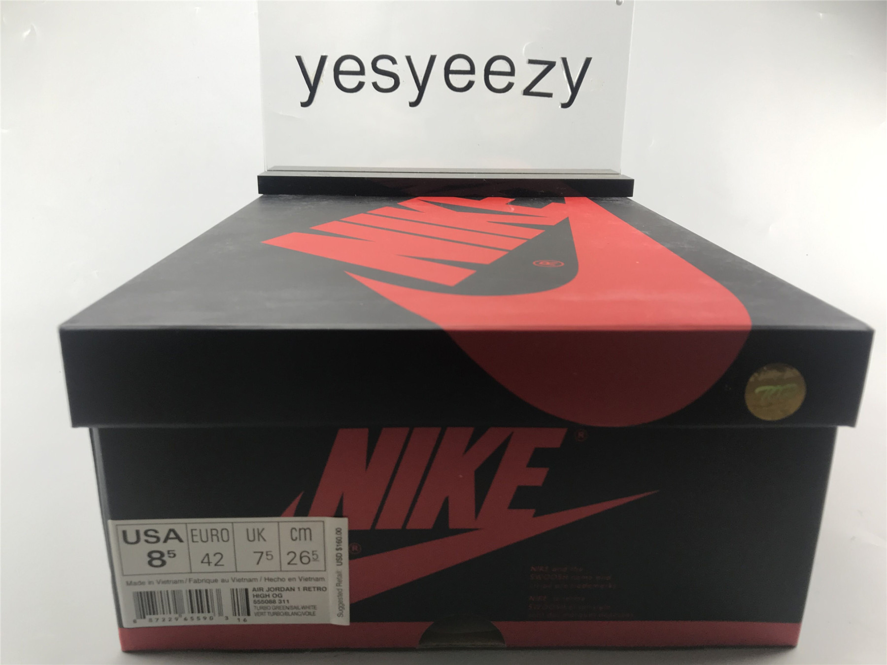 UA AIR JORDAN 1 RETRO HIGH OG "TURBO GREEN"