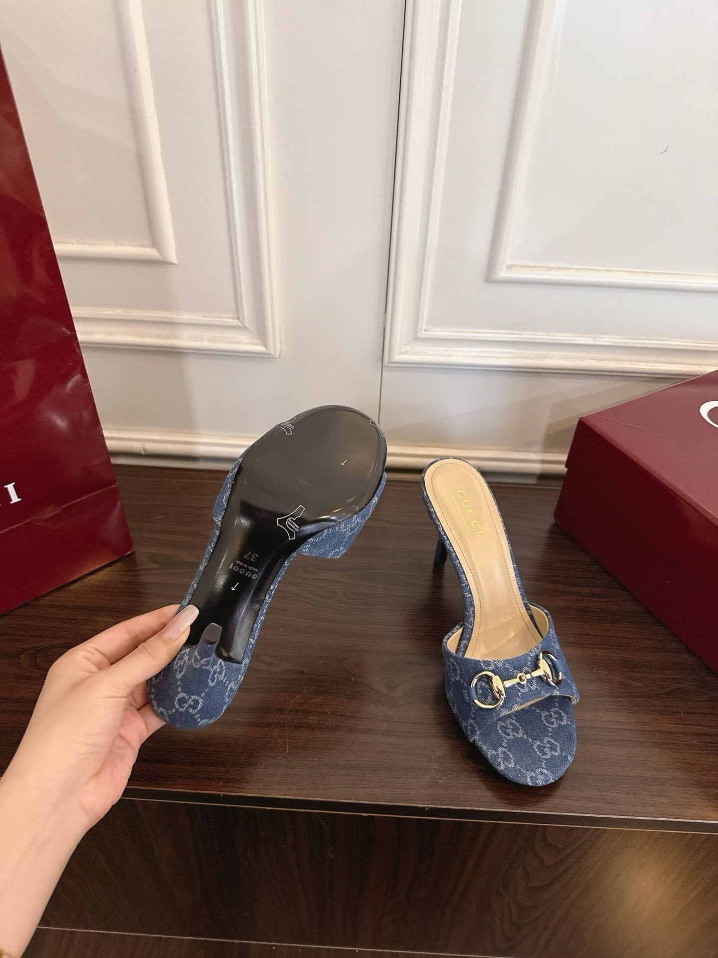 UA Gvc*1 slide sandal with Horsebit