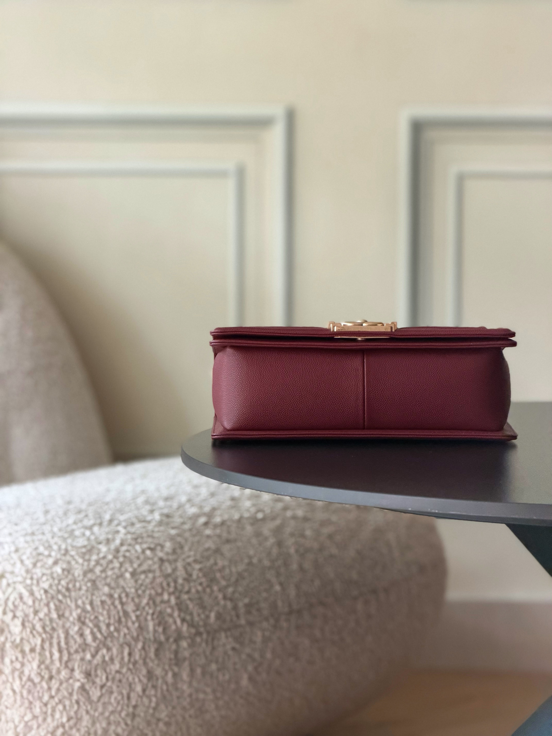 Ch**el Boy Handbag 15x25x9cm