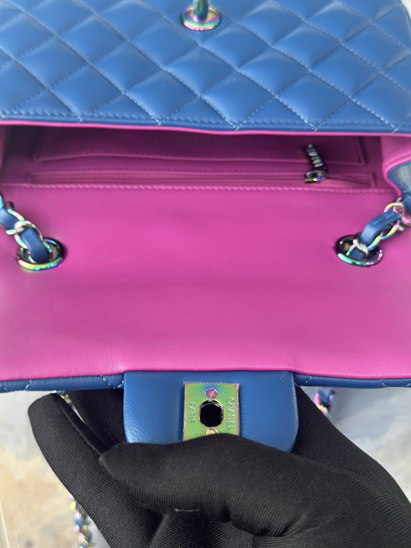Ch**el Flap Bag AS1116 20x12x6cm