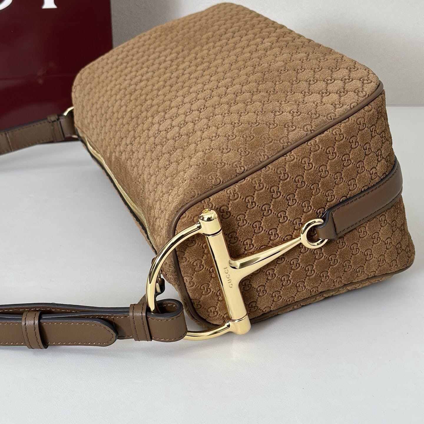 Gvc*1 Half Horsebit Medium Shoulder Bag Without Box 31.5x17x12cm