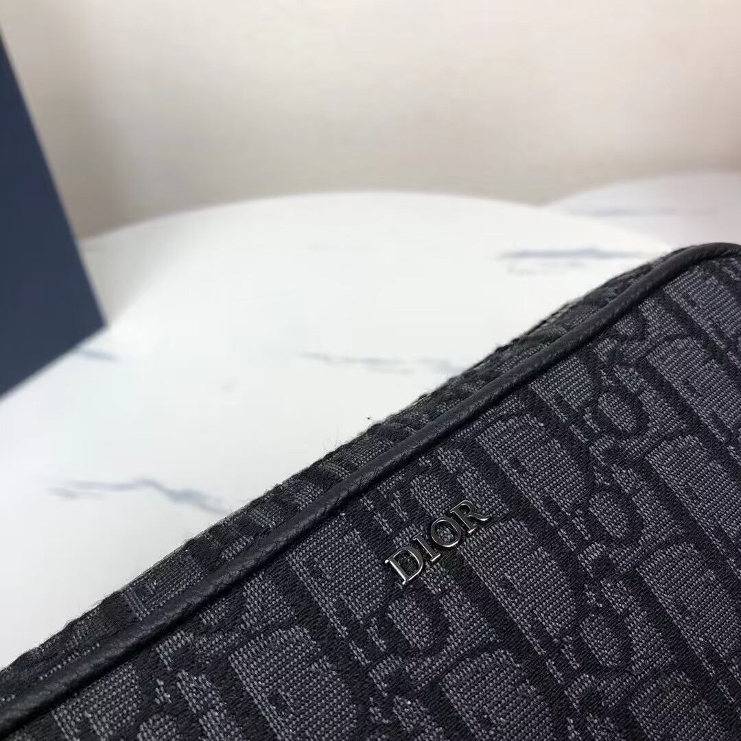 D10r Saddle Triple Pouch Black D10r Oblique Jacquard 18x25x5CM