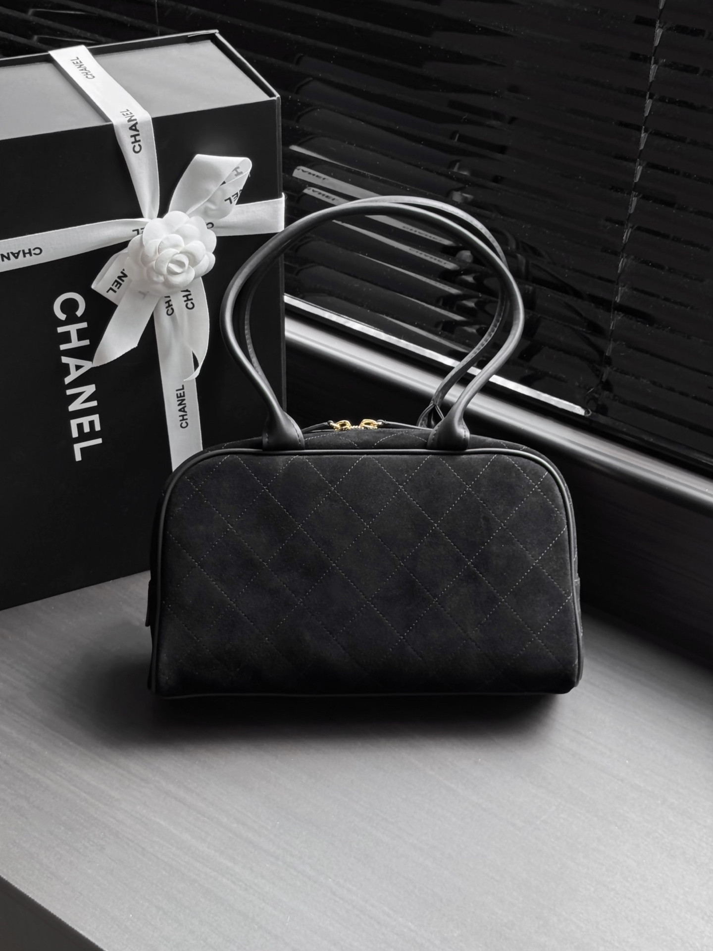 Ch**el Bowling Bag AS6580 17x29x10cm