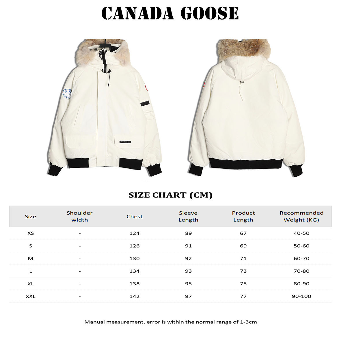 Can*a G00se Short Puffer jacket