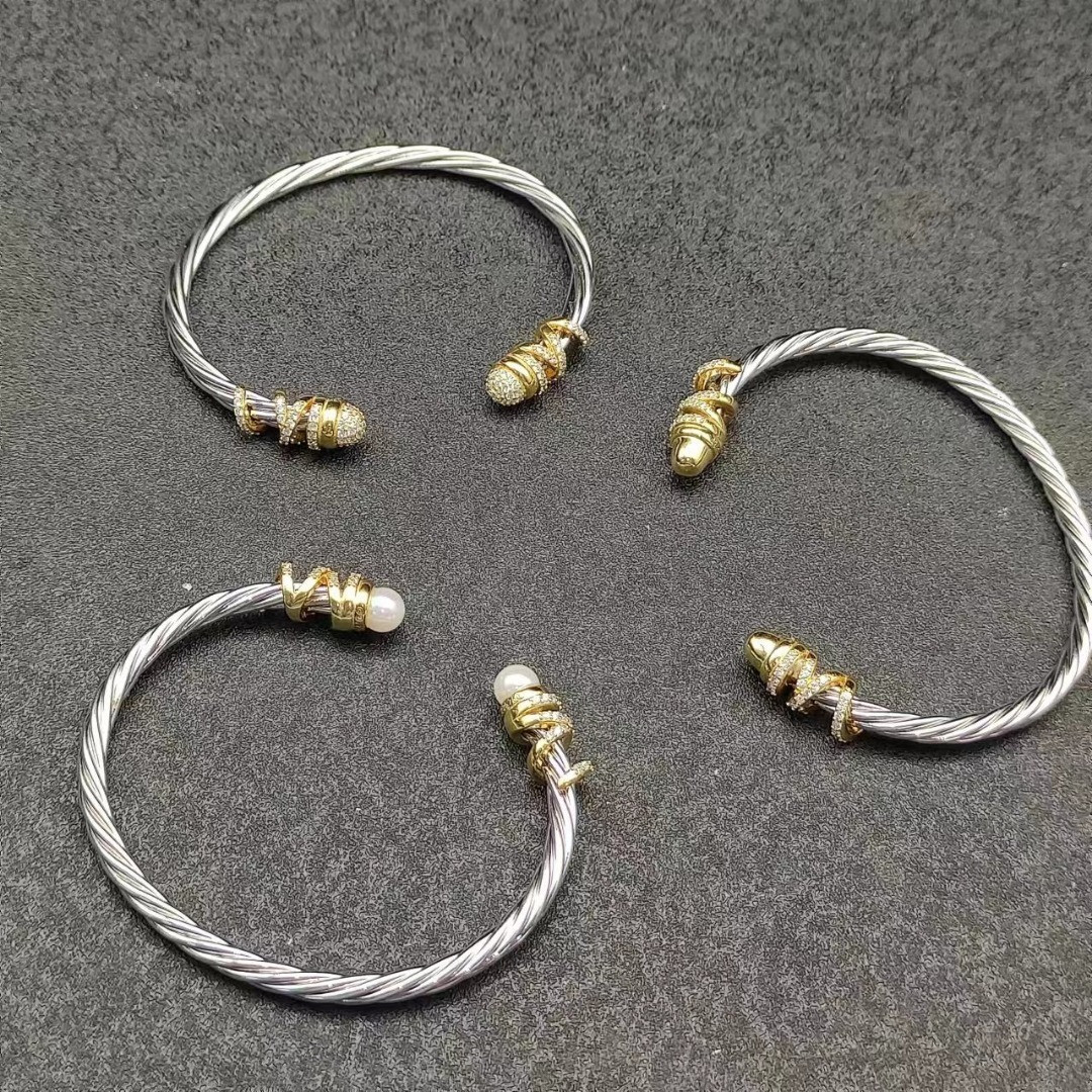 David Yurman 4mm Wrap Bracelet(wrist circumference 15-20cm)