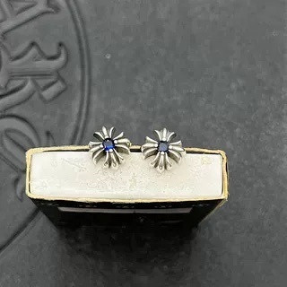 Ch*0me He**ts Cross Stud Earrings