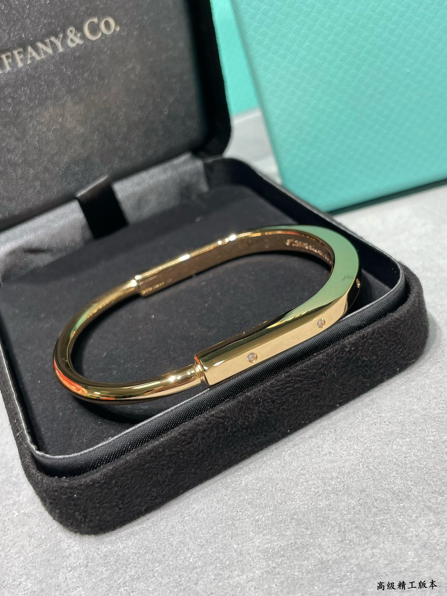 T*f*ny & Co. Lock D1am0nd Alternating Bracelet