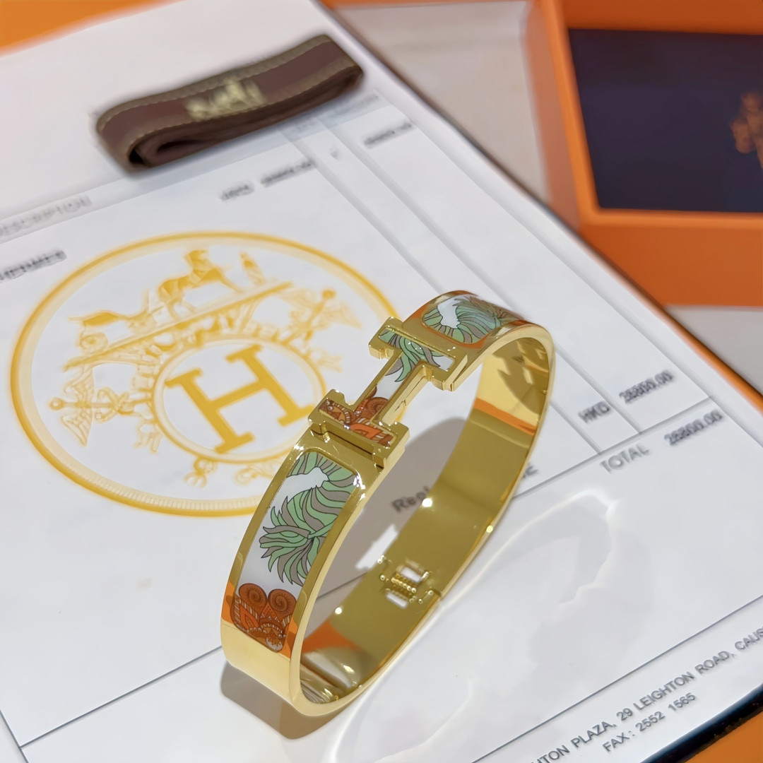 Hermes enamel Bracelet