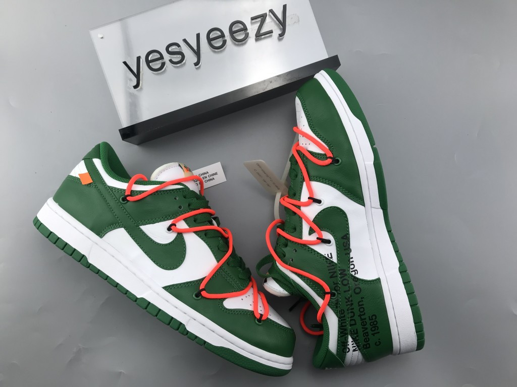 UA NIKE OFF-WHITE X DUNK LOW "PINE GREEN"