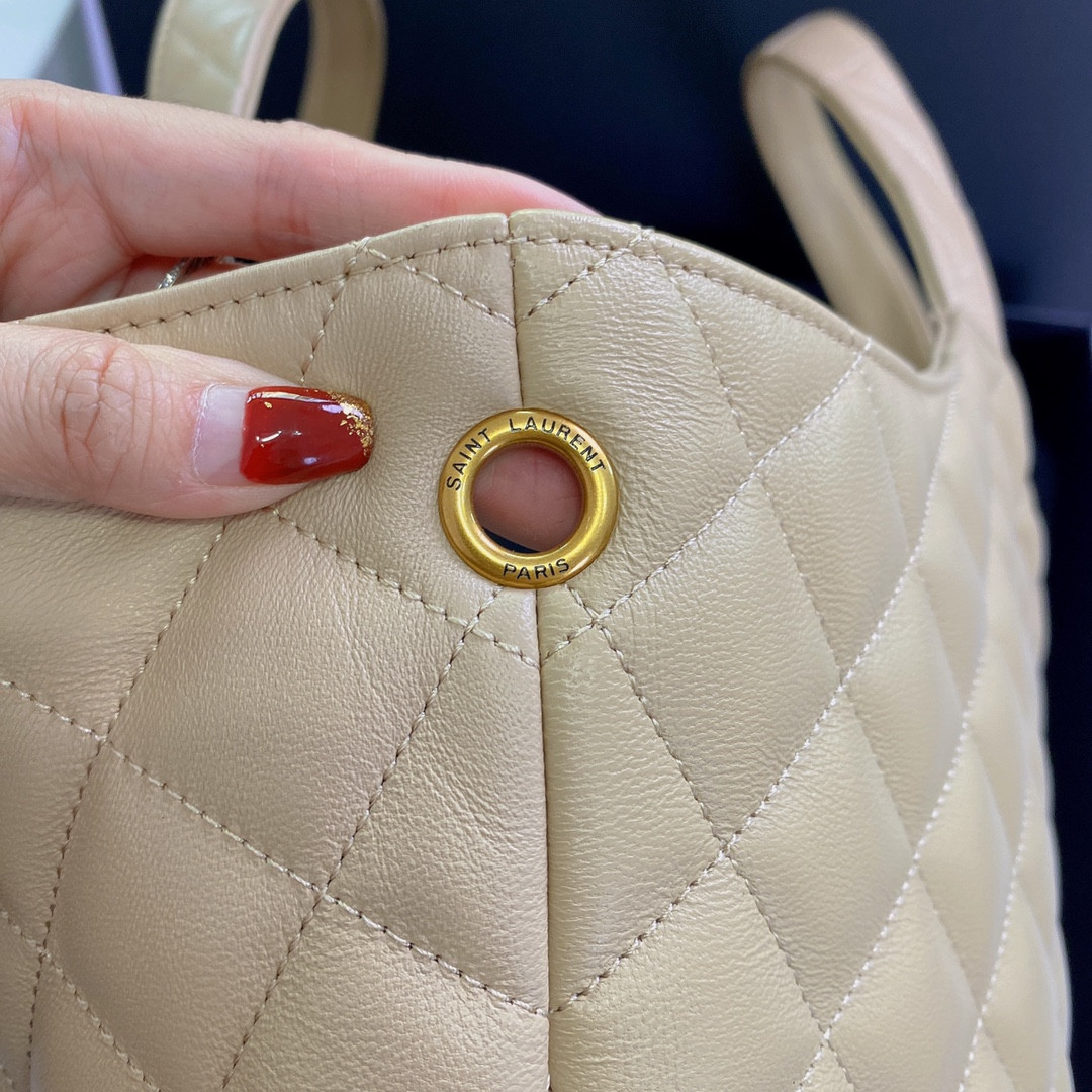 Y51 ICARE MAXI SHOPPING BAG IN QUILTED LAMBSKIN