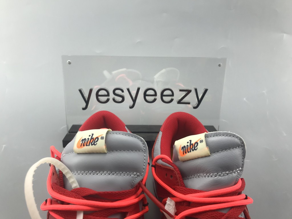 UA NIKE OFF-WHITE X DUNK LOW "UNIVERSITY RED"