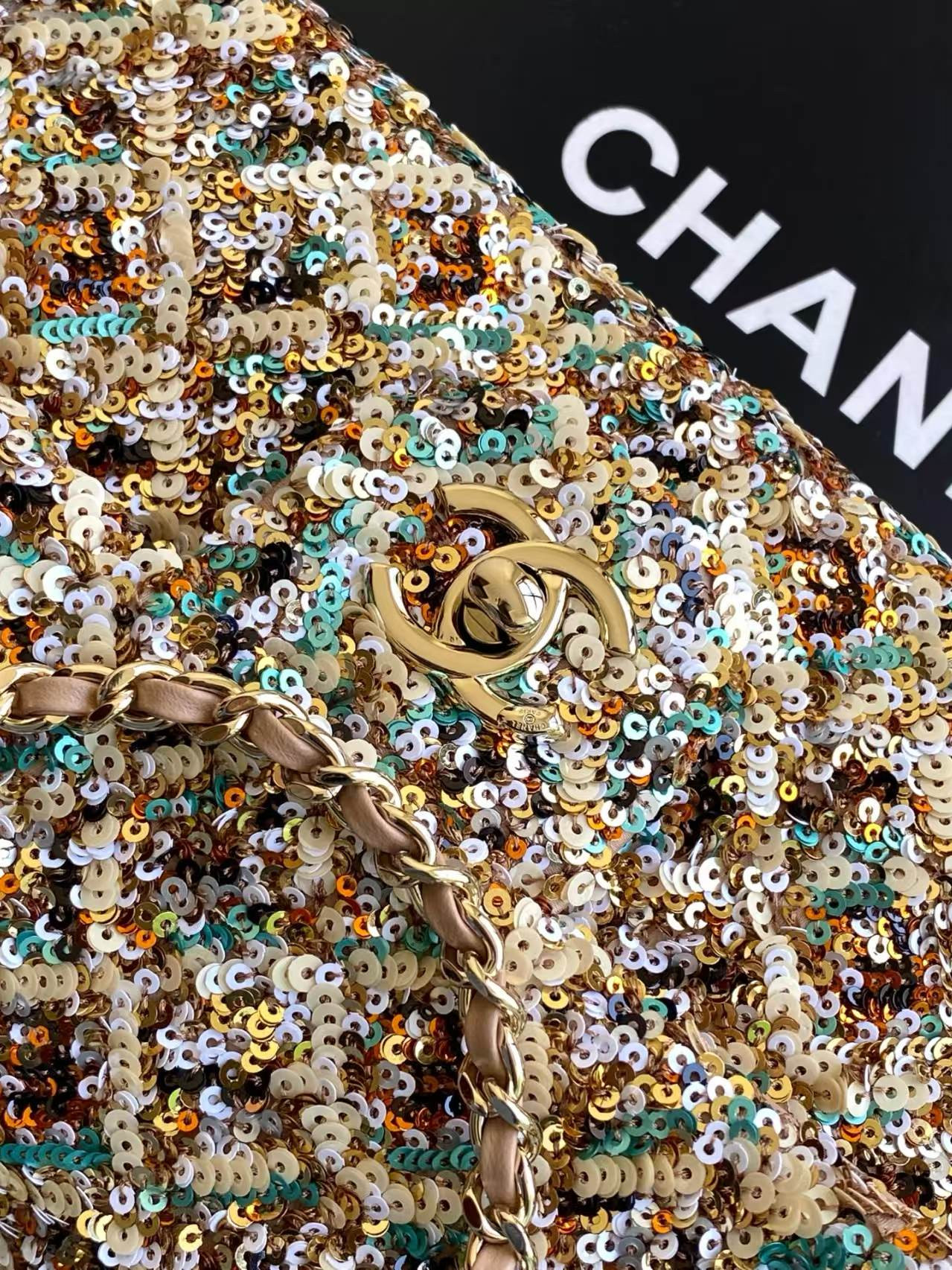 Ch**el Evening Bag  13x21x8cm