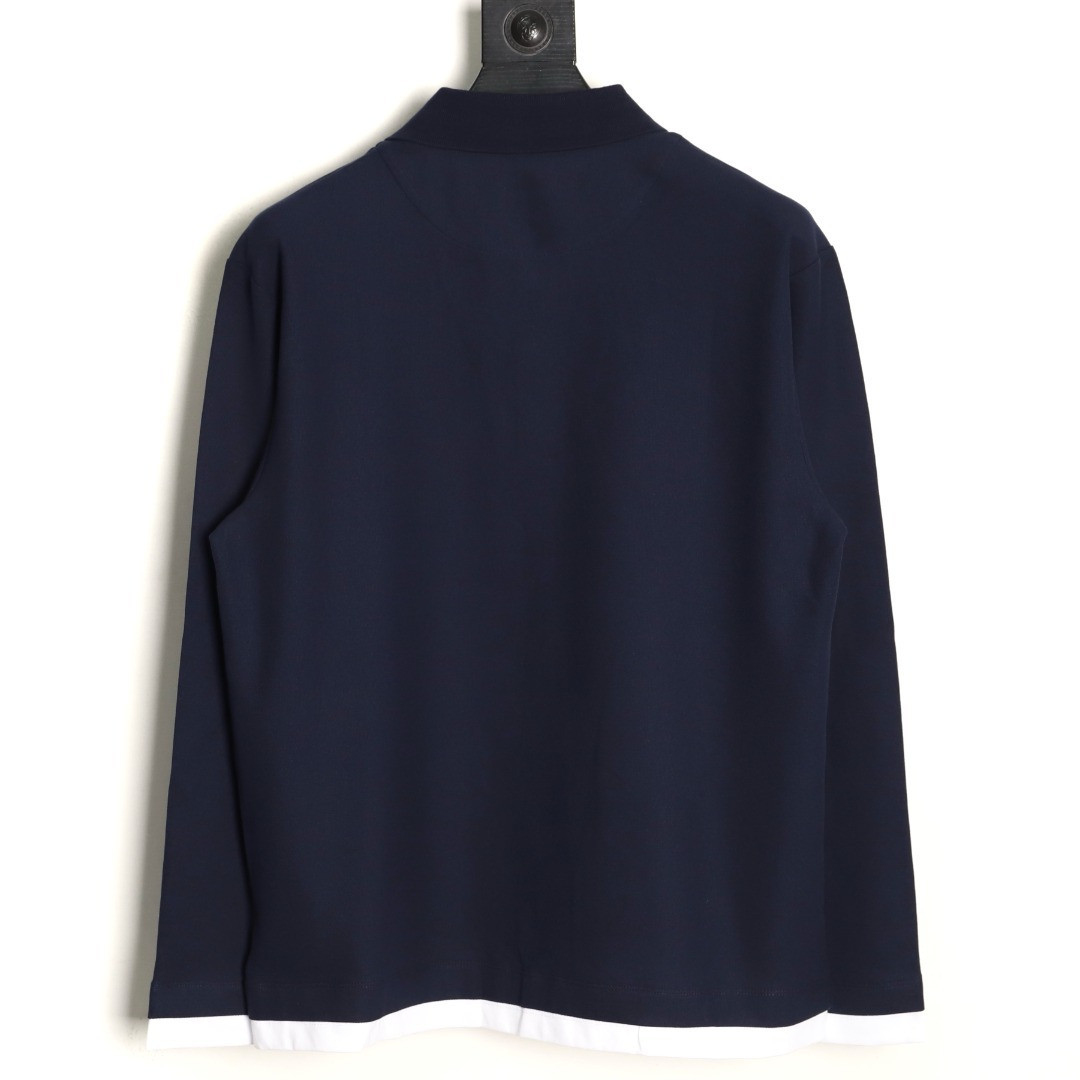 Pra*a Long-sleeved Polo Shirt