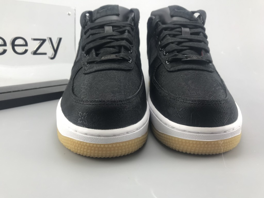 UA NIKE FRAGMENT DESIGN X CLOT X AIR FORCE 1 "BLACK SILK"