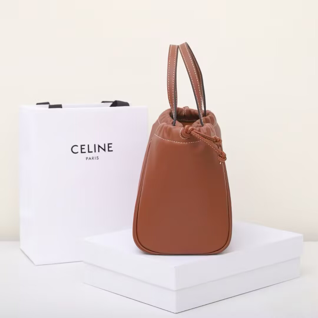 Ce1i*e Cabas Drawstring Triomphe Bag 22x17x15cm