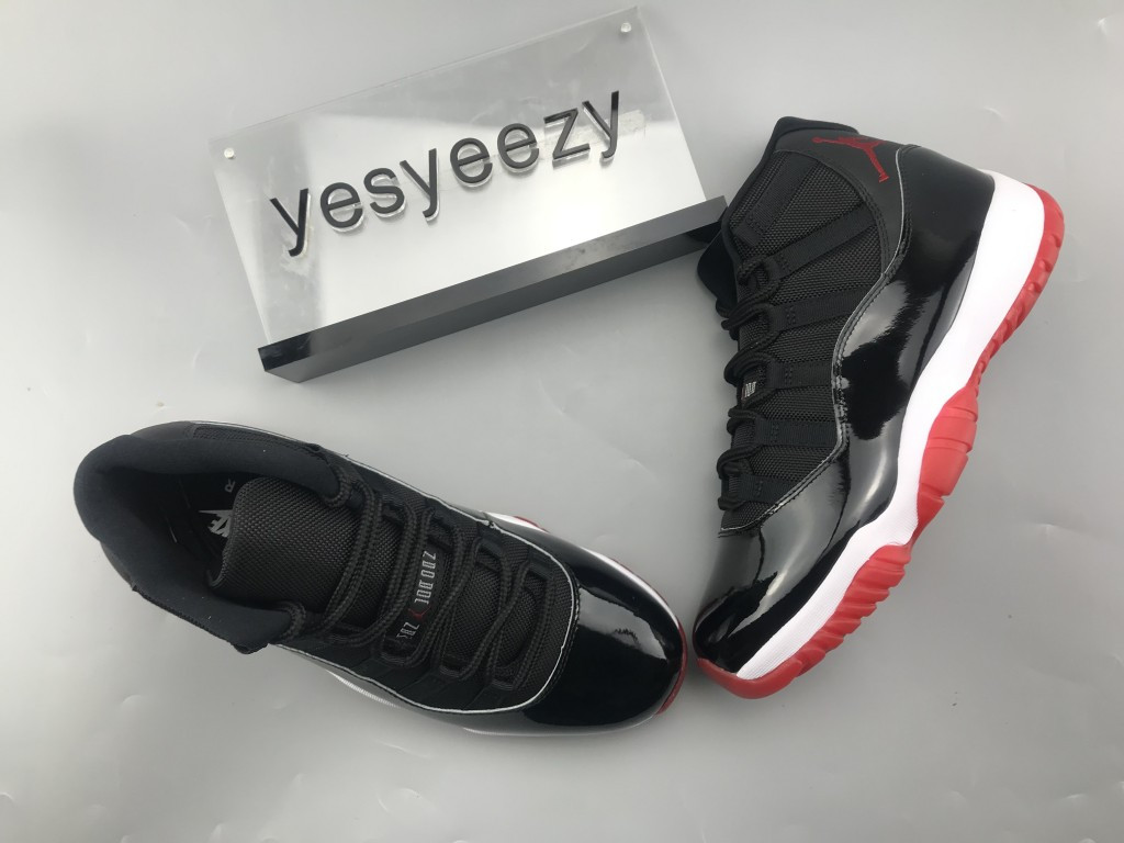 UA AIR JORDAN 11 RETRO "BRED 2019 RELEASE"
