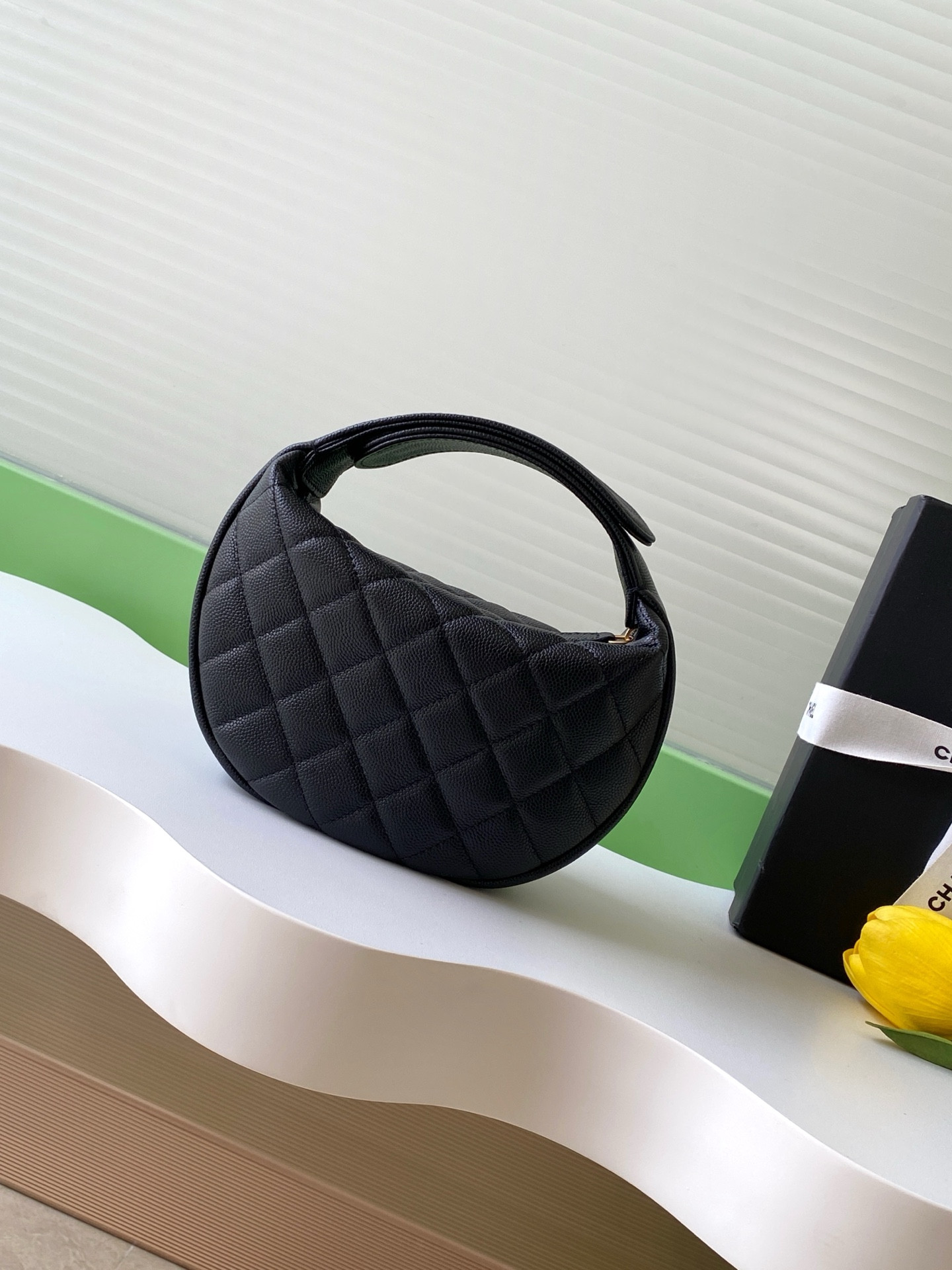 Ch**el Cylindrical Clutch 17x18x7cm