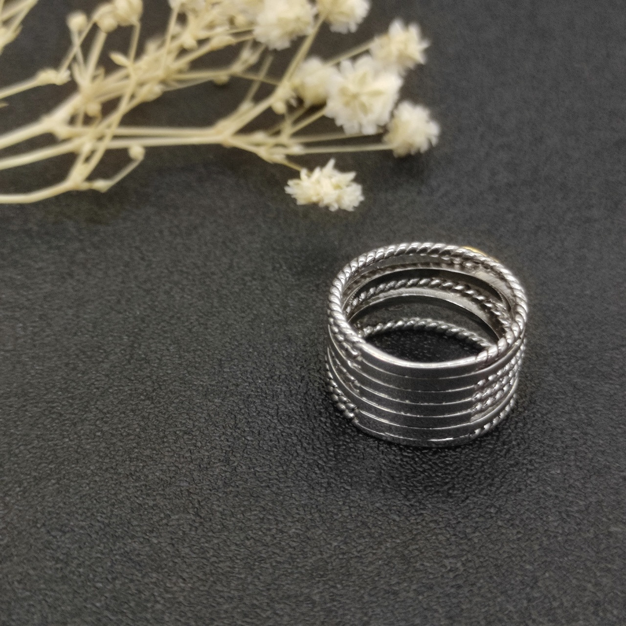 David Yurman Double X color Ring