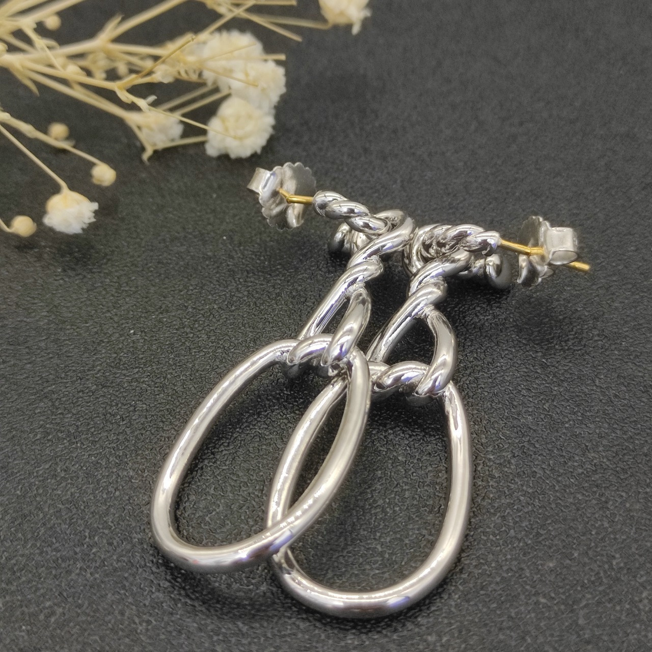 David Yurman Twisted figure 8 Earrings