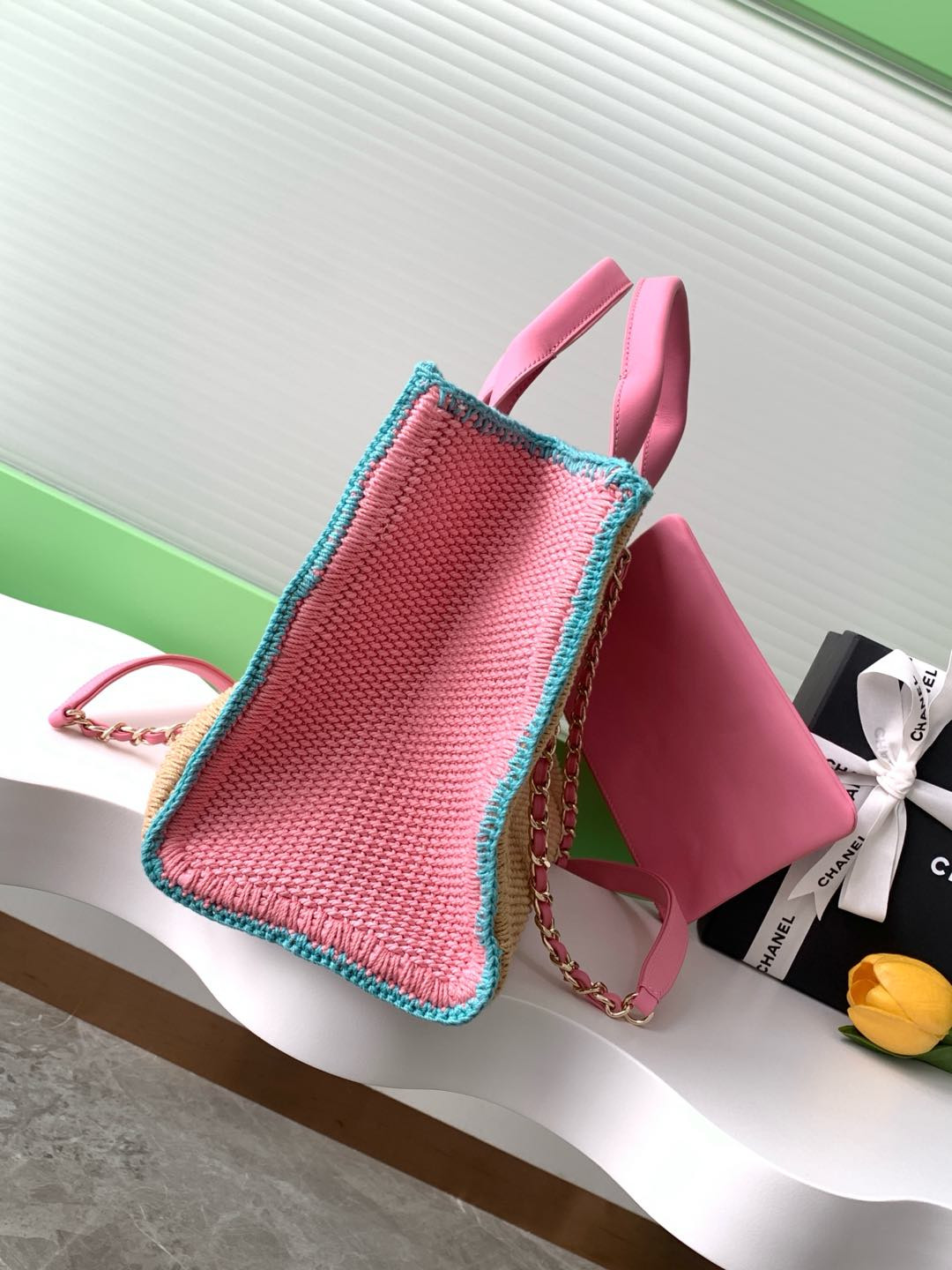 Ch**el shopping bag 33x34x17cm