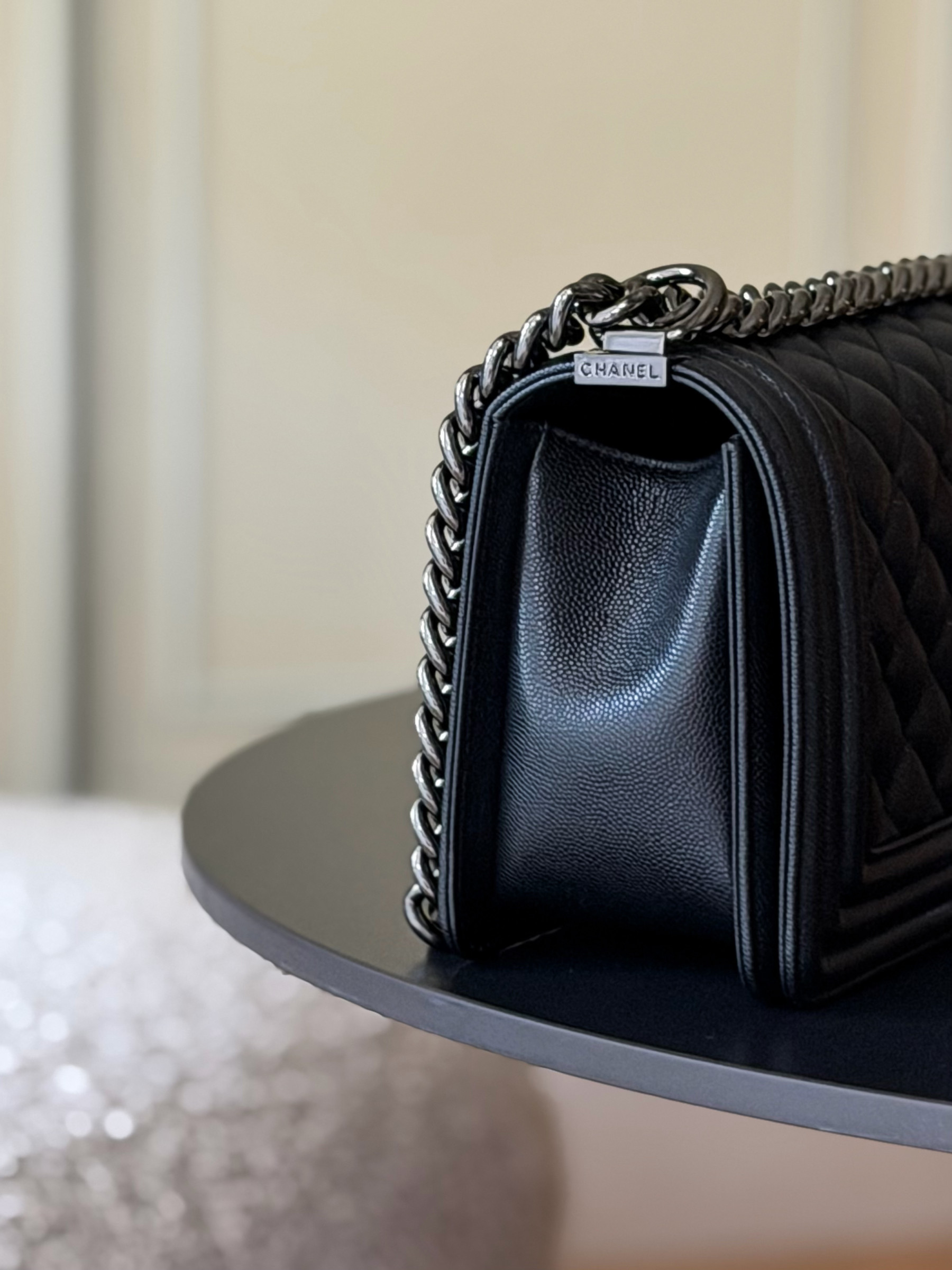 Ch**el boy handbag 15x25x9cm
