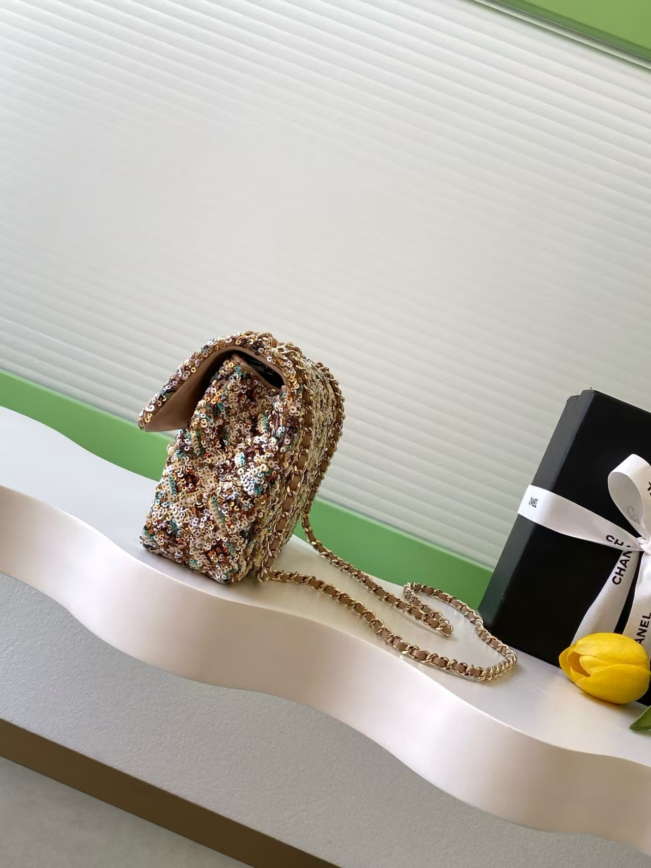 Ch**el Evening Bag  13x21x8cm