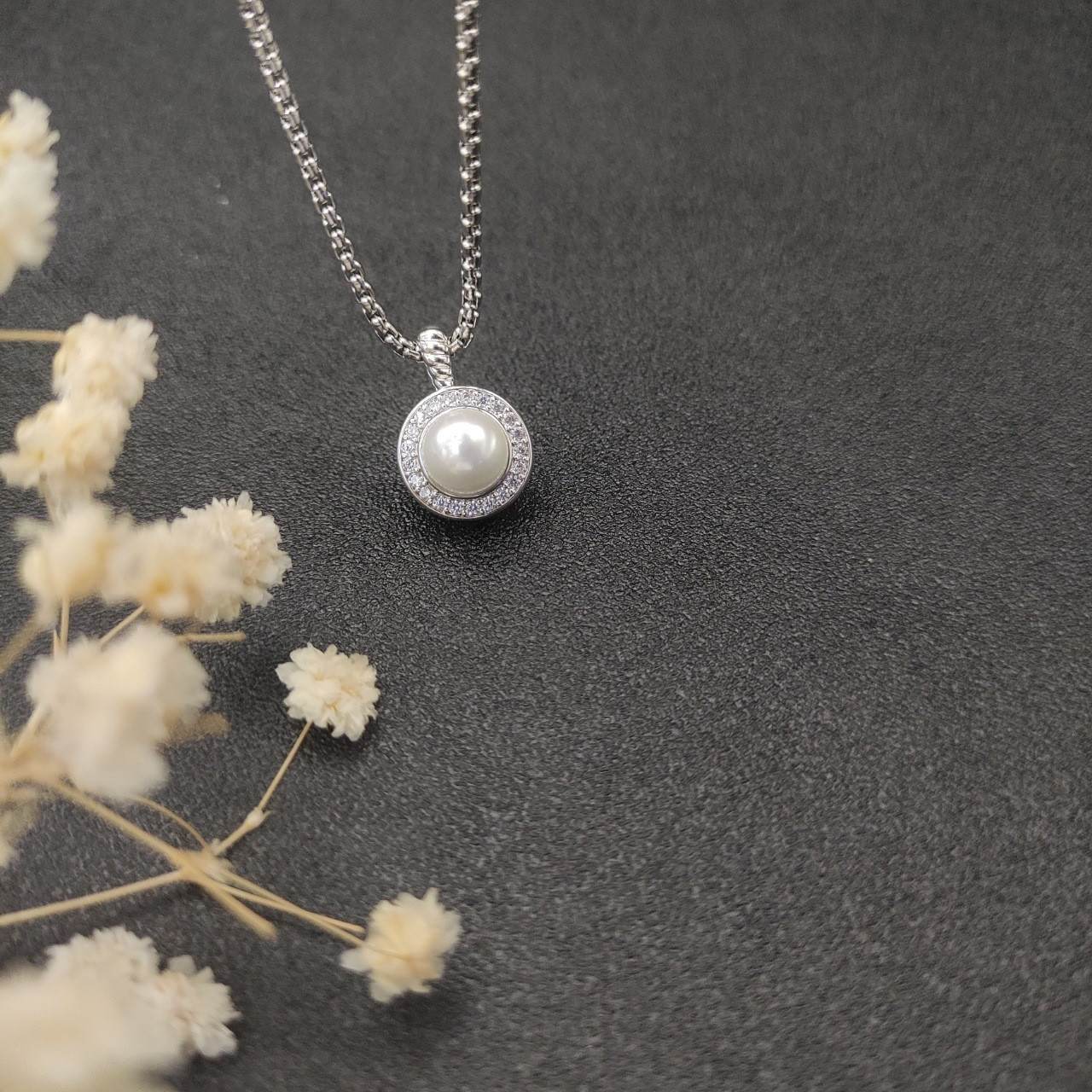 David Yurman PEAL Necklace(chain thickness 2mm, length 45+5cm delay chain)