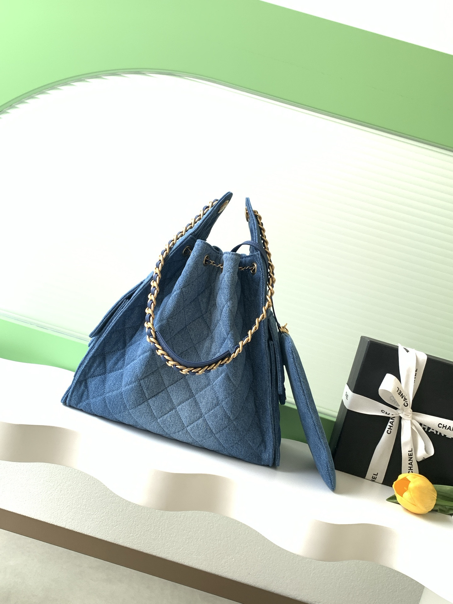 Ch**el 25c bucket hobo bag as5231 40x30x15cm