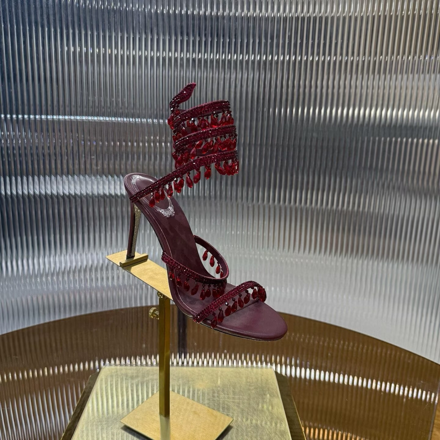 UA RENÉ CAOVILLA CHANDELIER SANDAL 95mm