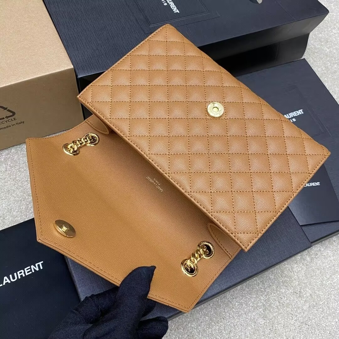 Y51 ENVELOPE MEDIUM in MATELASSÉ lambskin 24x17.5x6cm