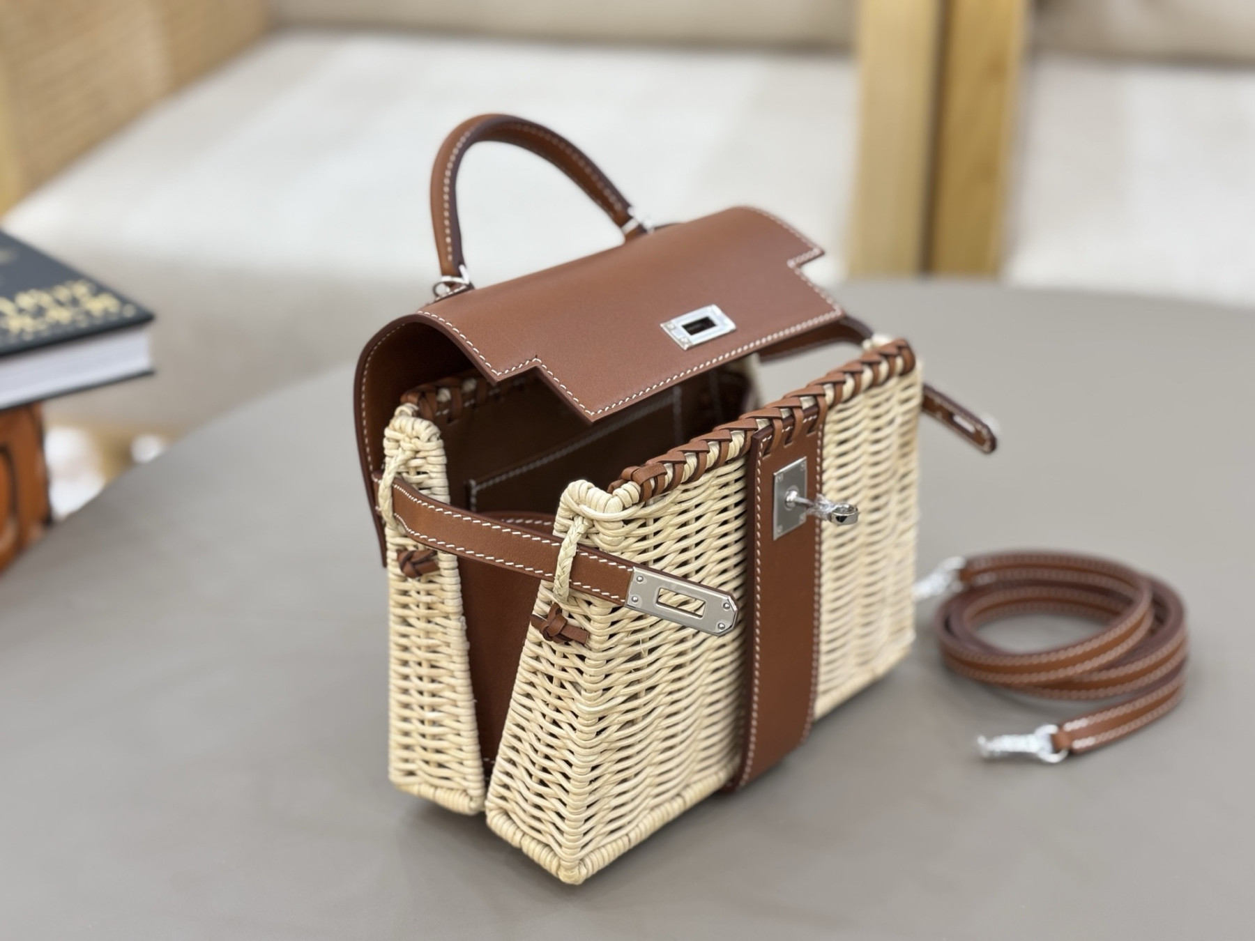 H**me5 Kelly Mini Picnic Handbag 20cm