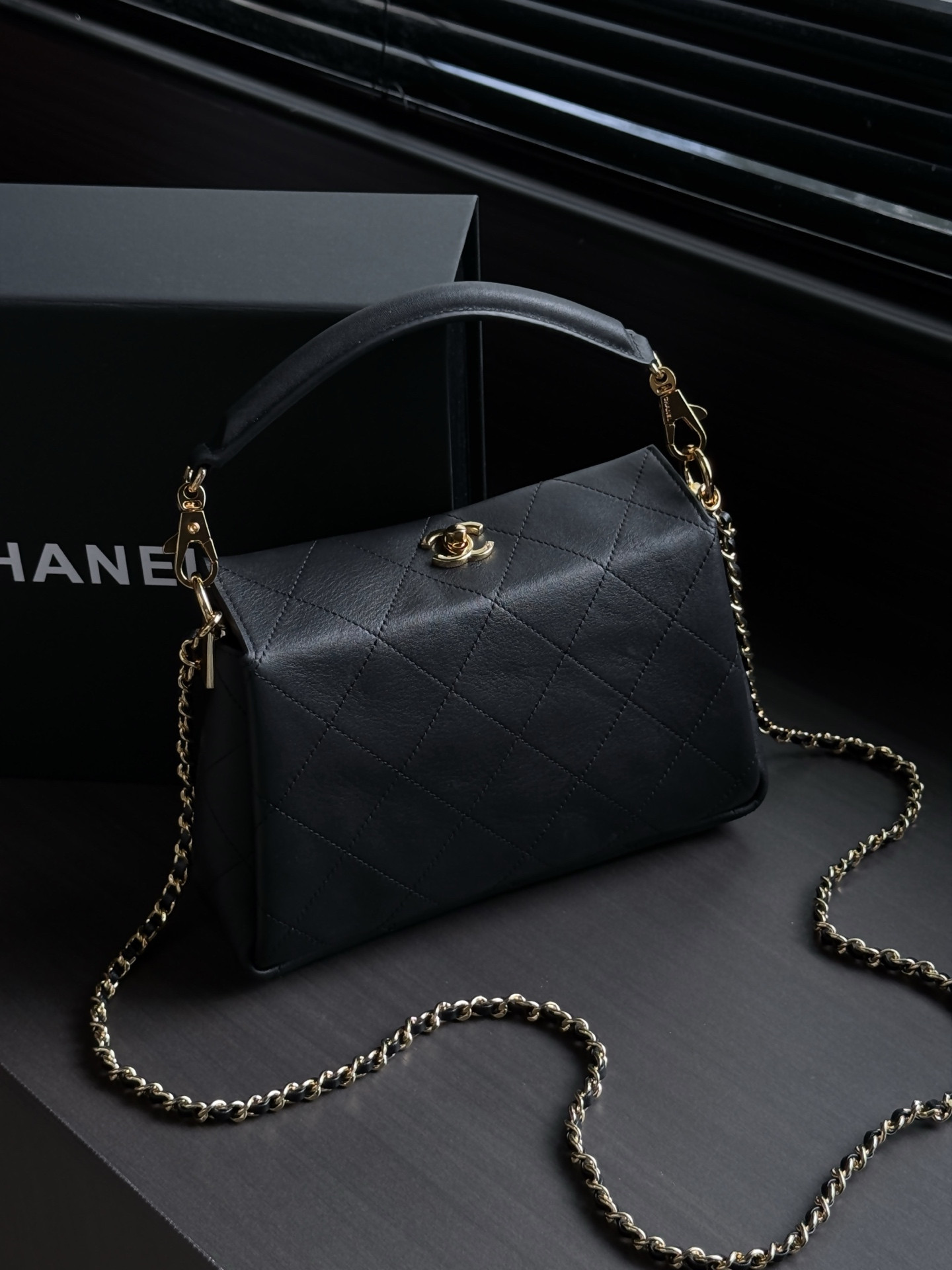 Ch**el hobo bag as6255 16x23x8cm