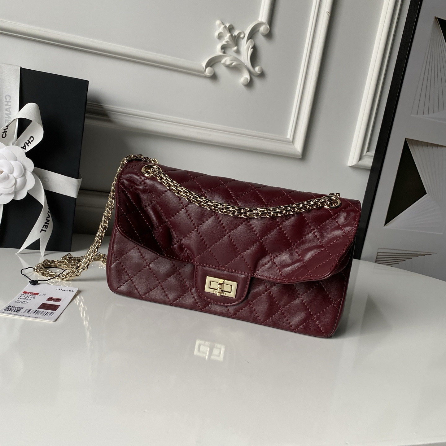 Ch**el 2.55 handbag a37586 16x24x7.5cm