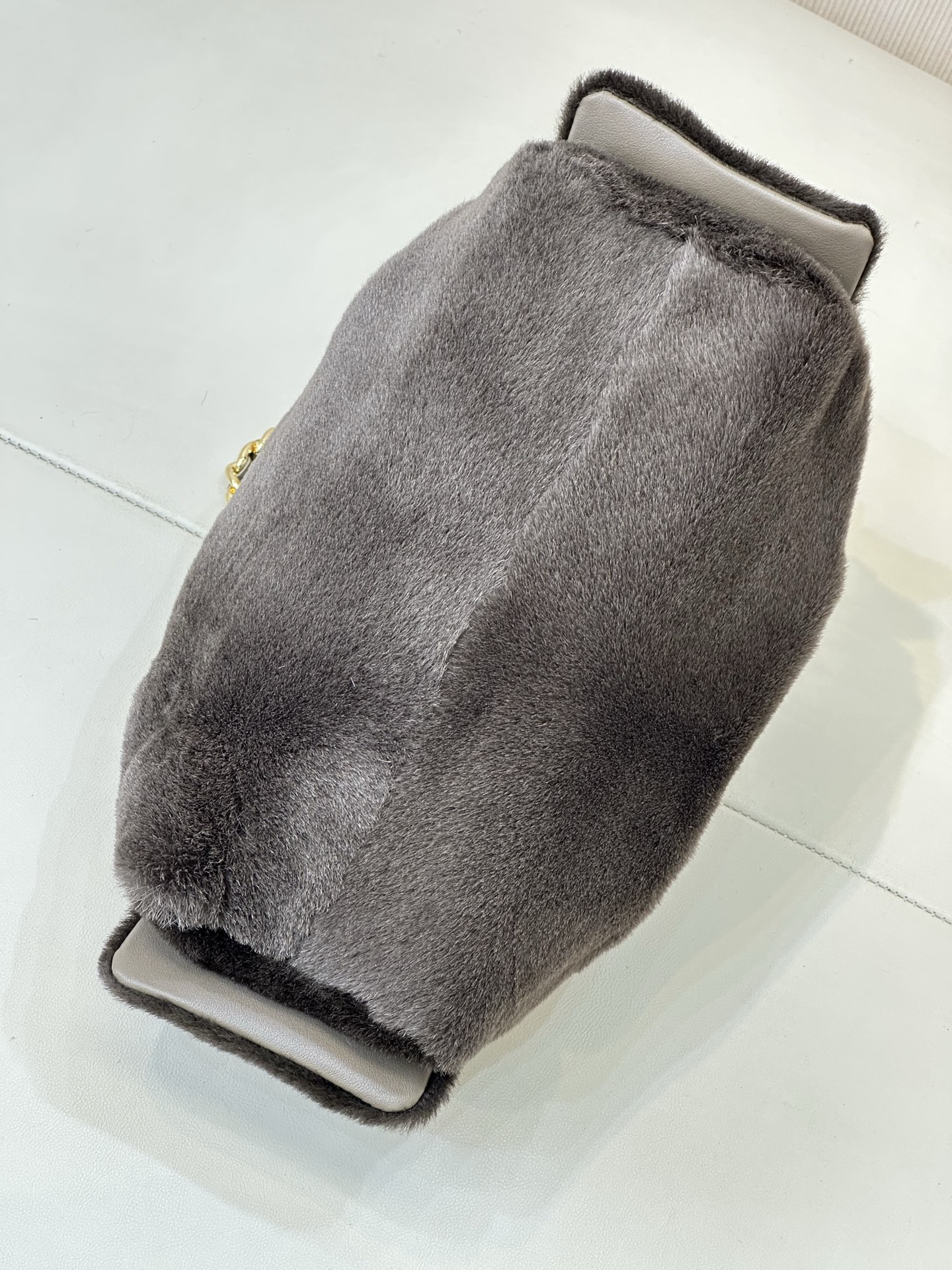 Ch**el 25C Bucket Bag Brown 20x22x12.5cm