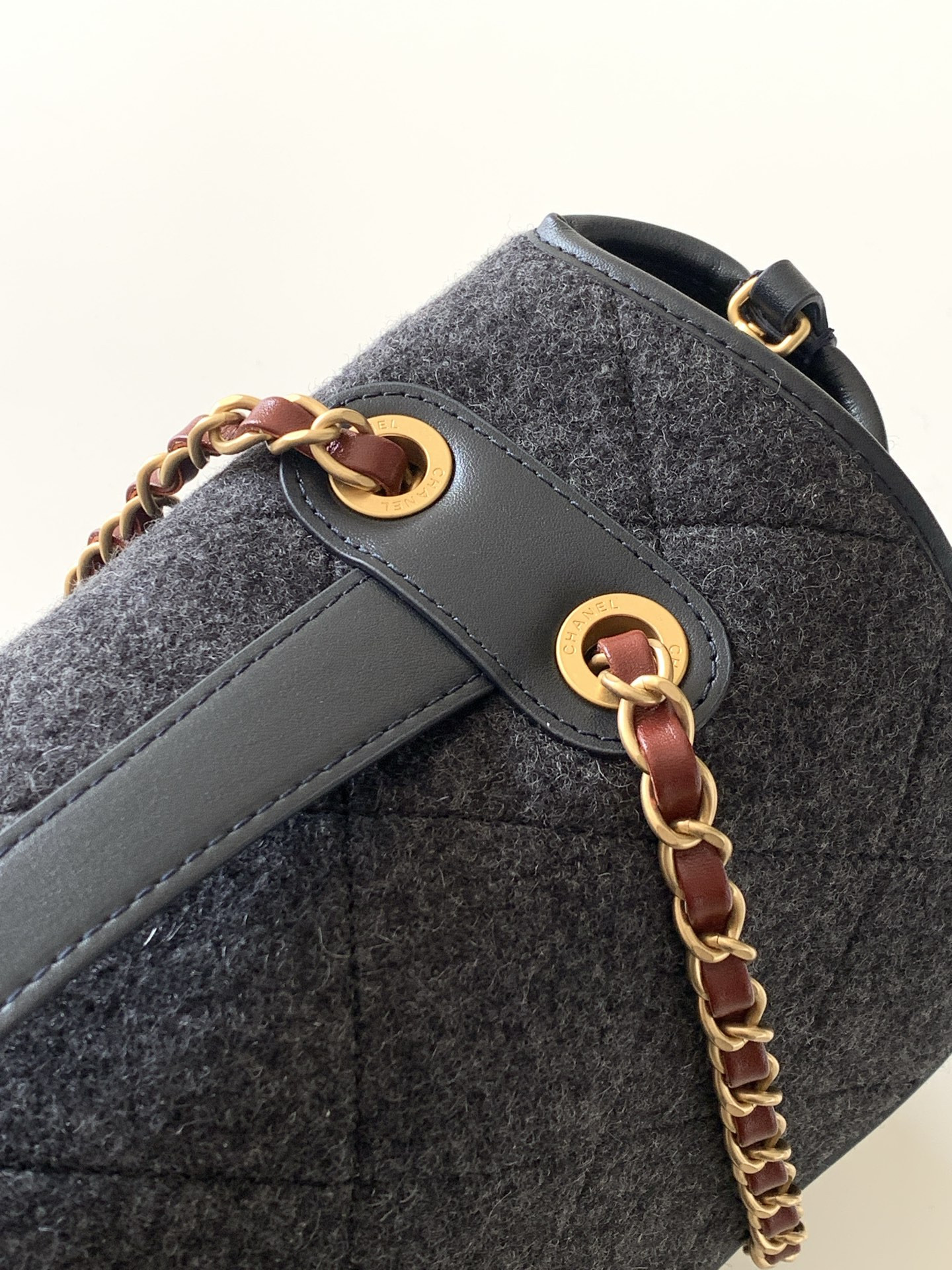 Chanel Flap Bag with Top Handle 23x32x10cm