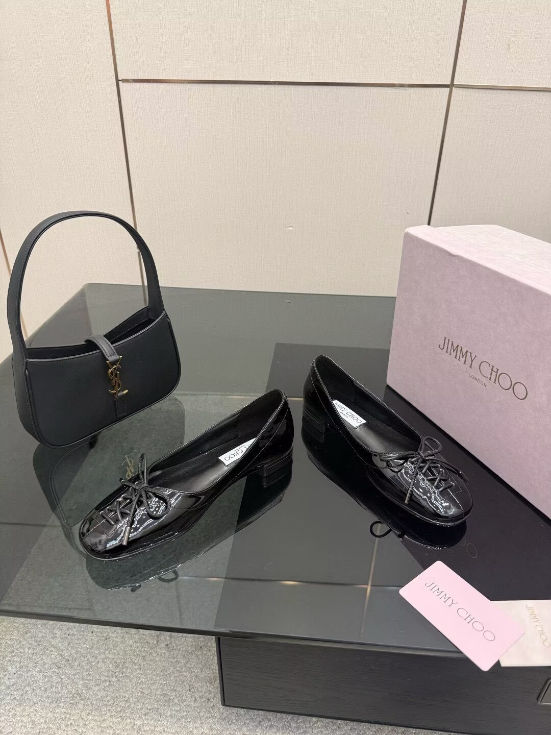 UA Jimmy Choo Scarlett Ballerina Flats