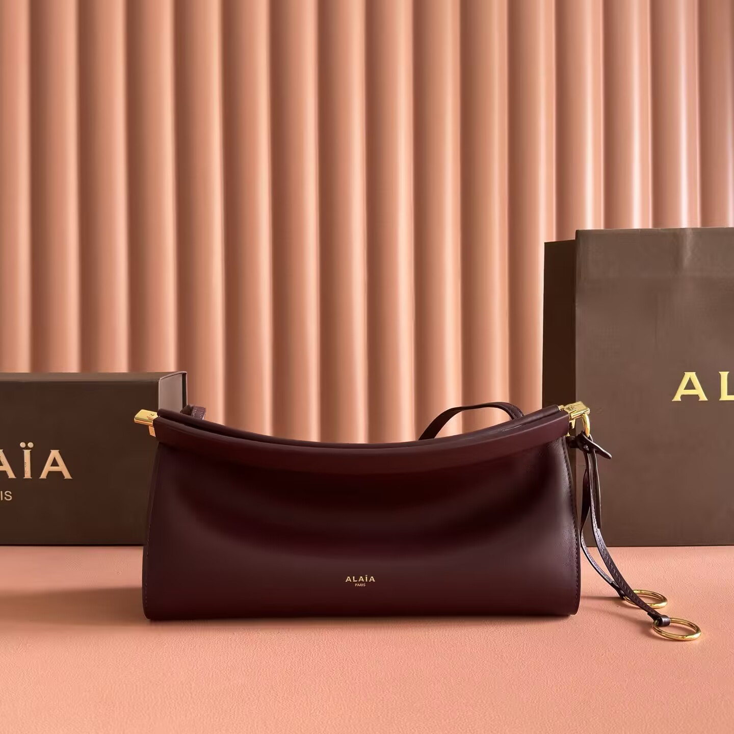 ALAÏA LE CLICK EAST WEST MEDIUM BAG 30x14x9cm