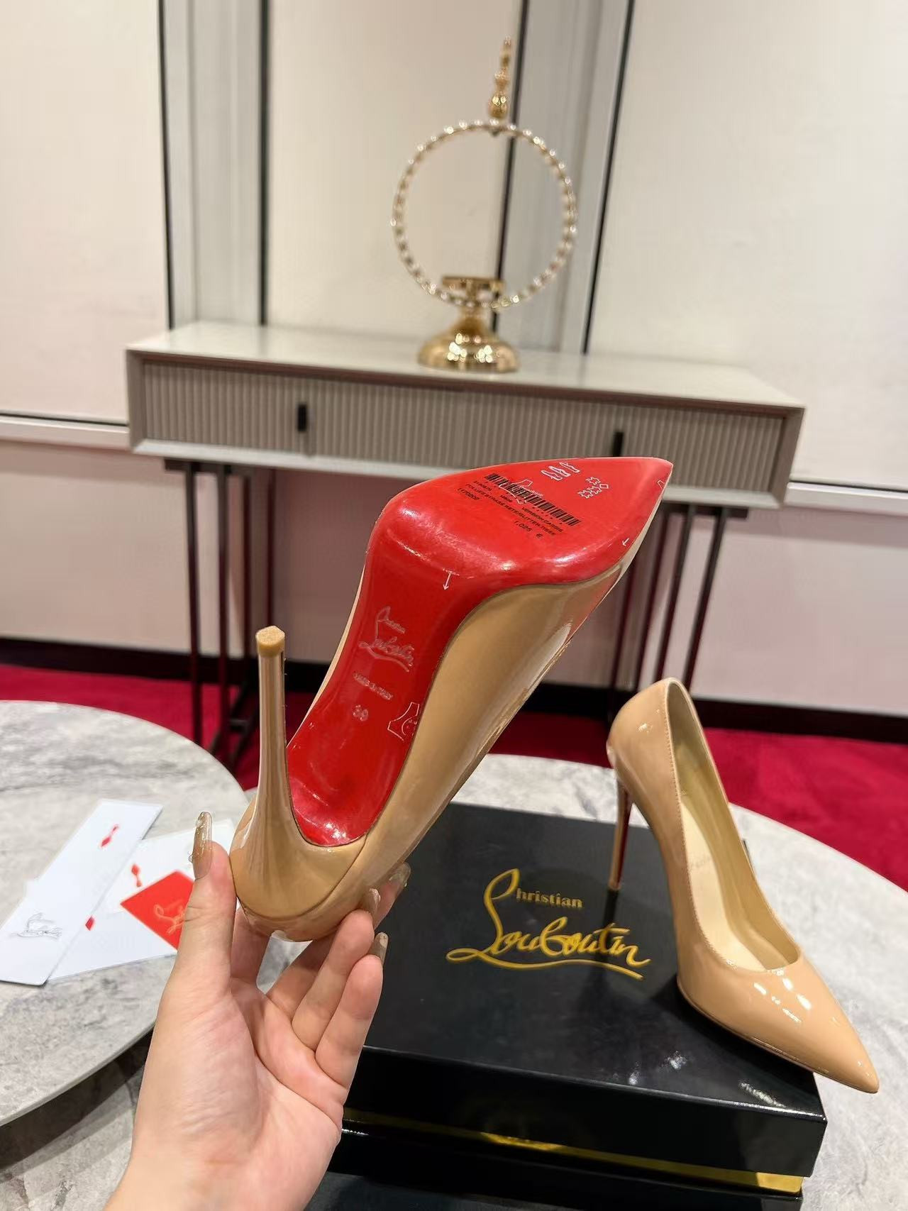 UA Chr1st1an Louboutin CL red-bottom shoes