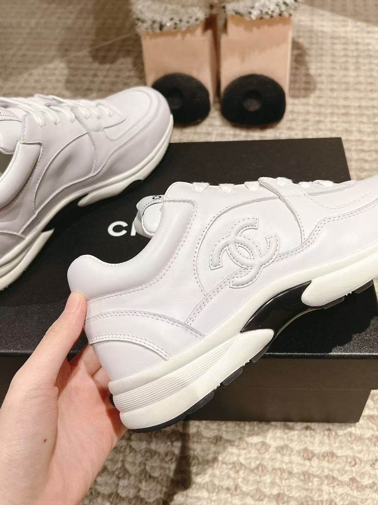 UA Ch**el SNEAKERS Fabric