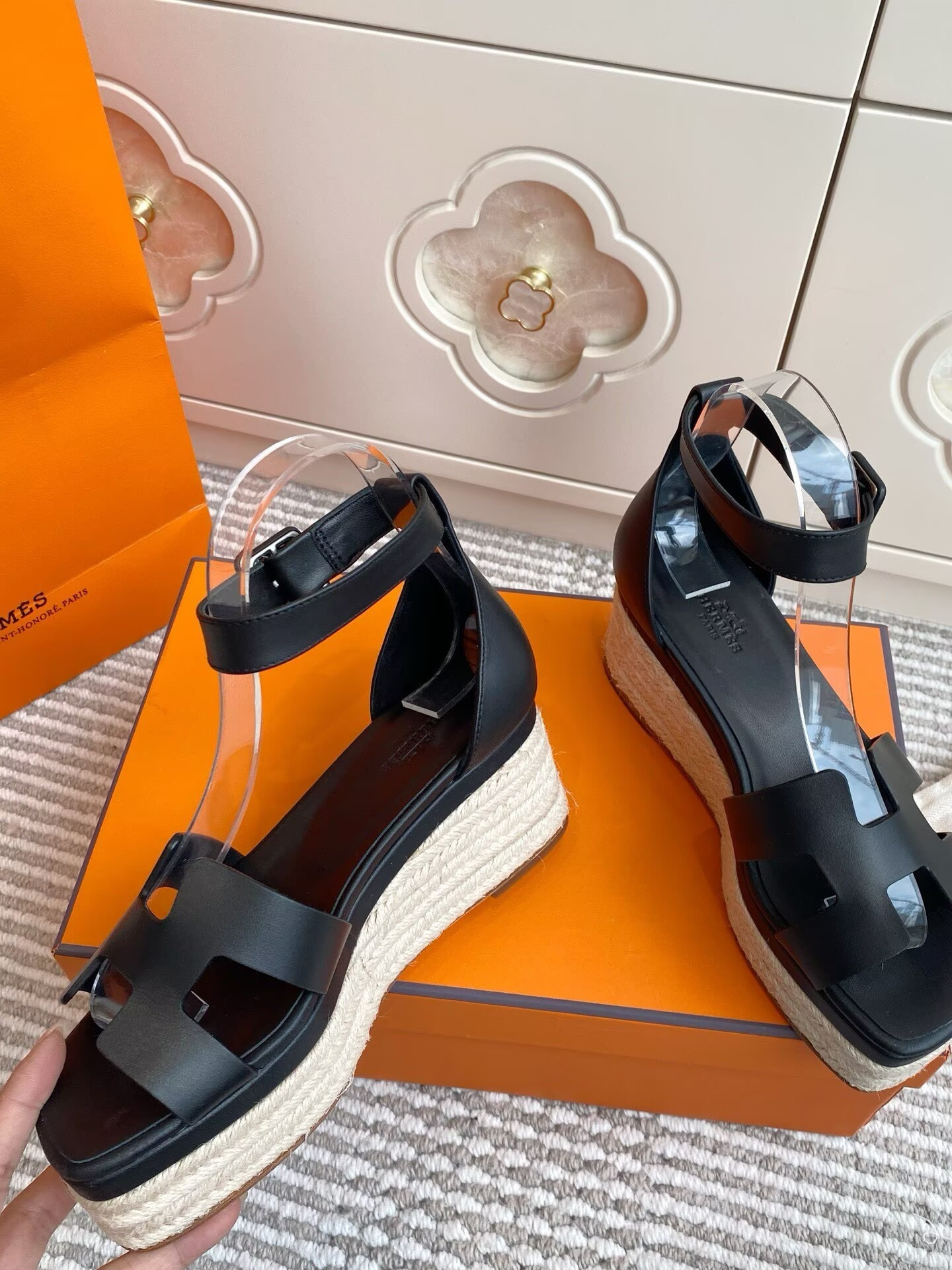 UA Hermès Elda Spanish Woven Shoes
