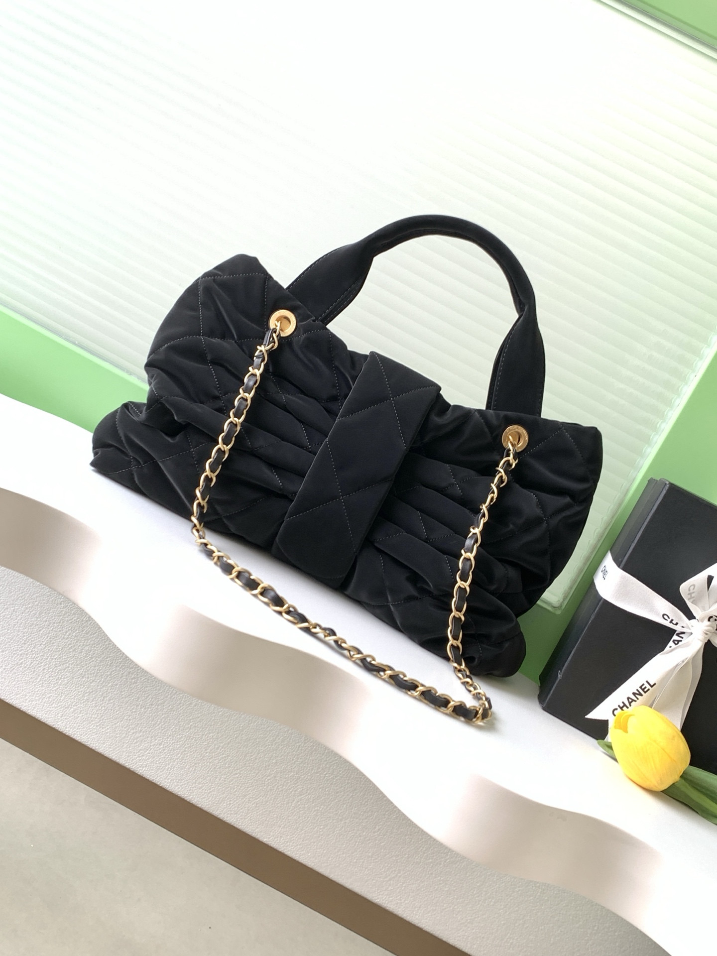 Ch**el bow bag 29x38x5cm