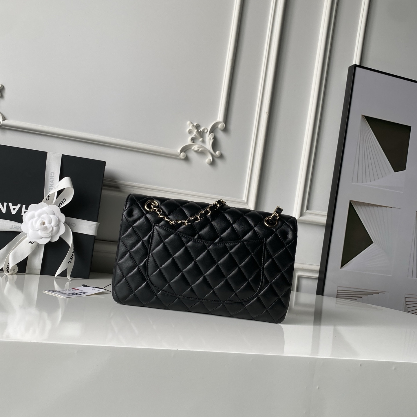 Ch**el classic flap bag a01112 15x25x6cm