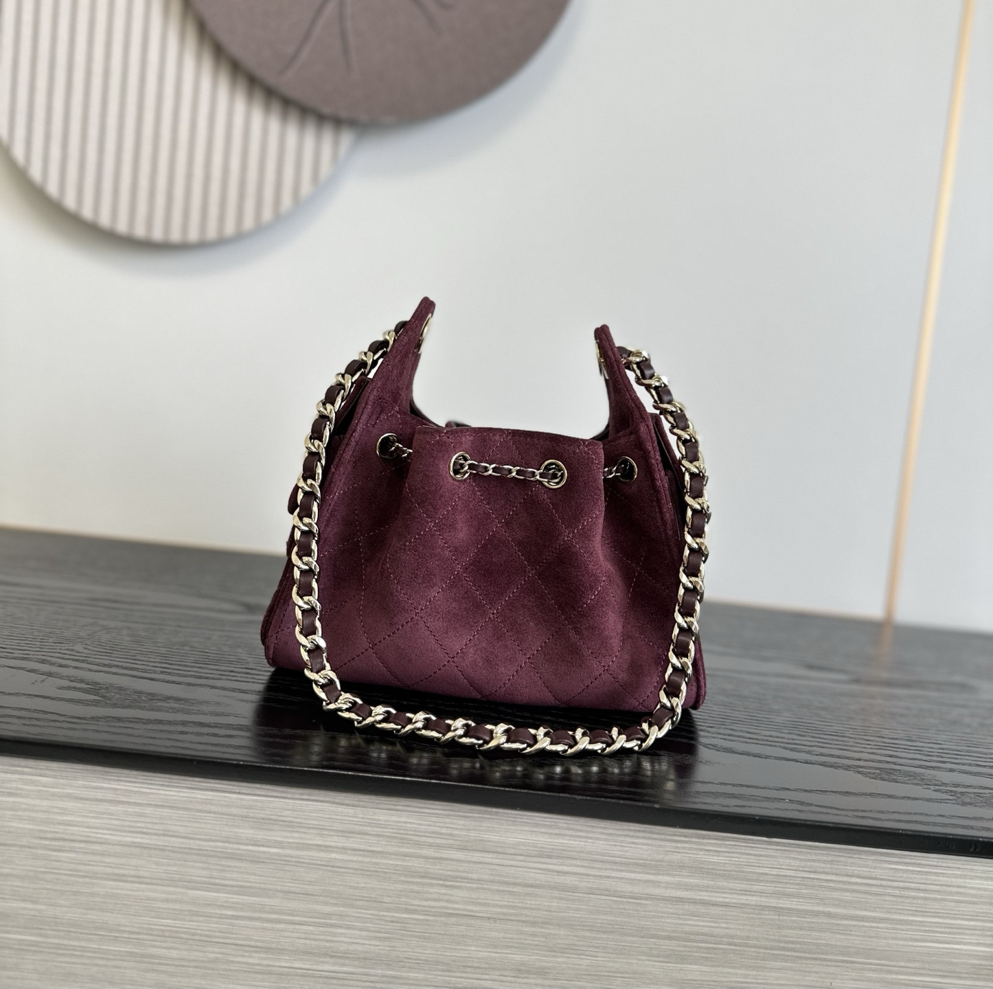 Ch**el 25C Bucket Bag AS5631 20x22x12.5cm