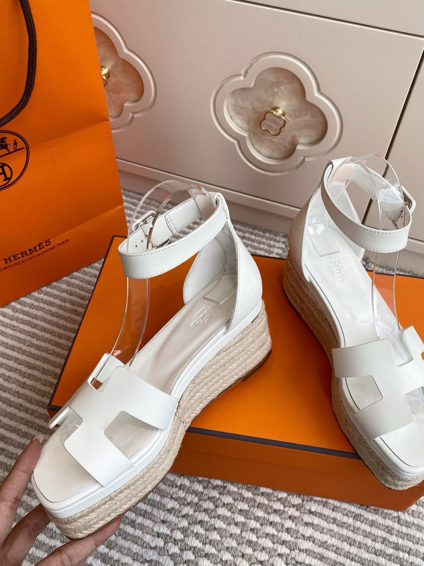 UA Hermès Elda Spanish Woven Shoes