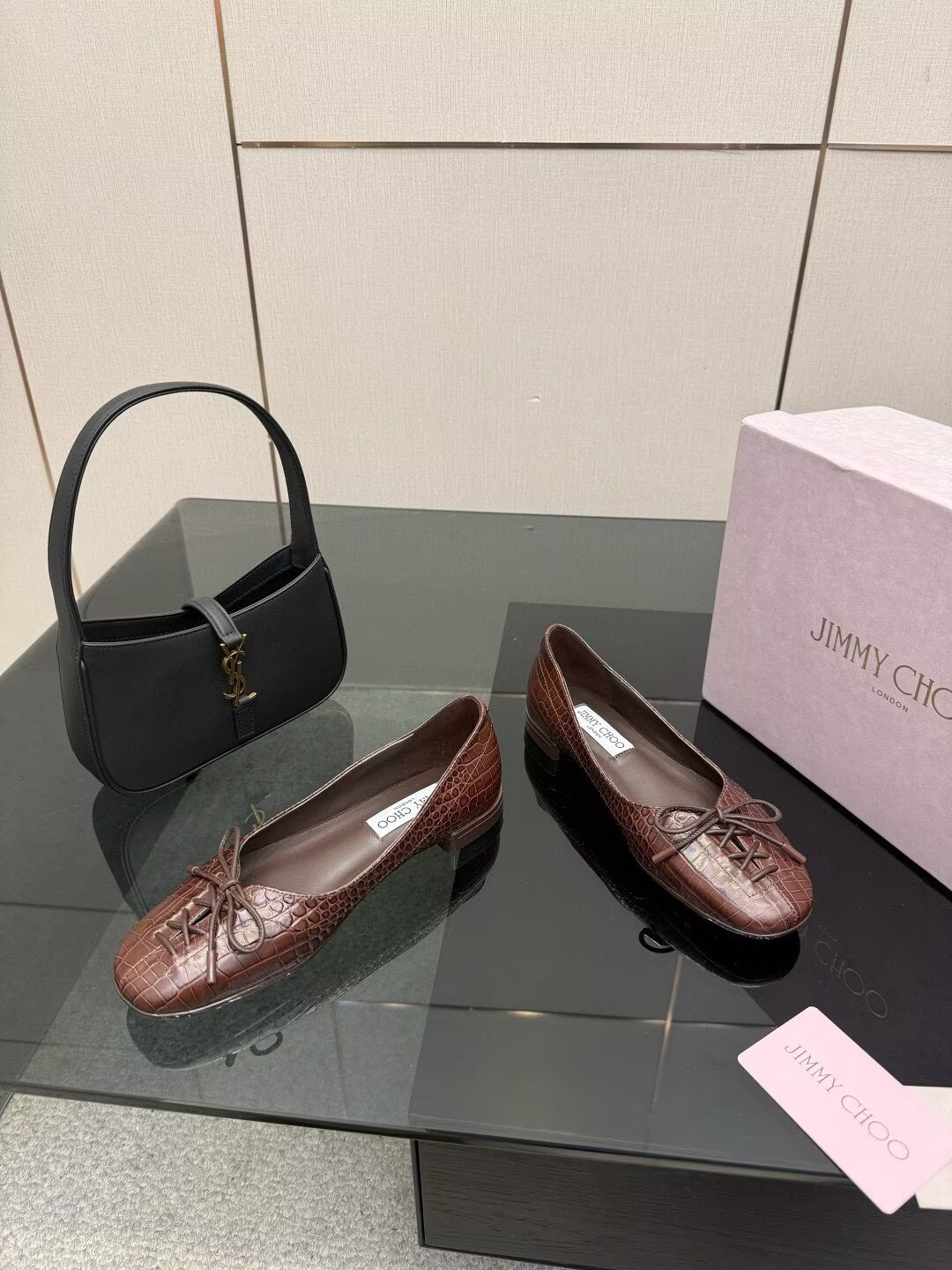 UA Jimmy Choo Scarlett Ballerina Flats