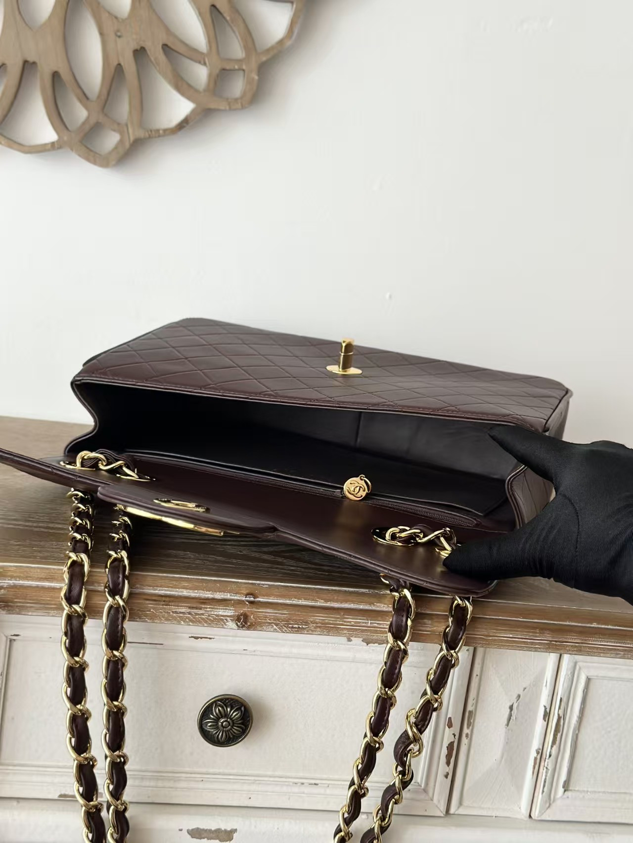 Ch**el Flap Bag 30x21x8cm