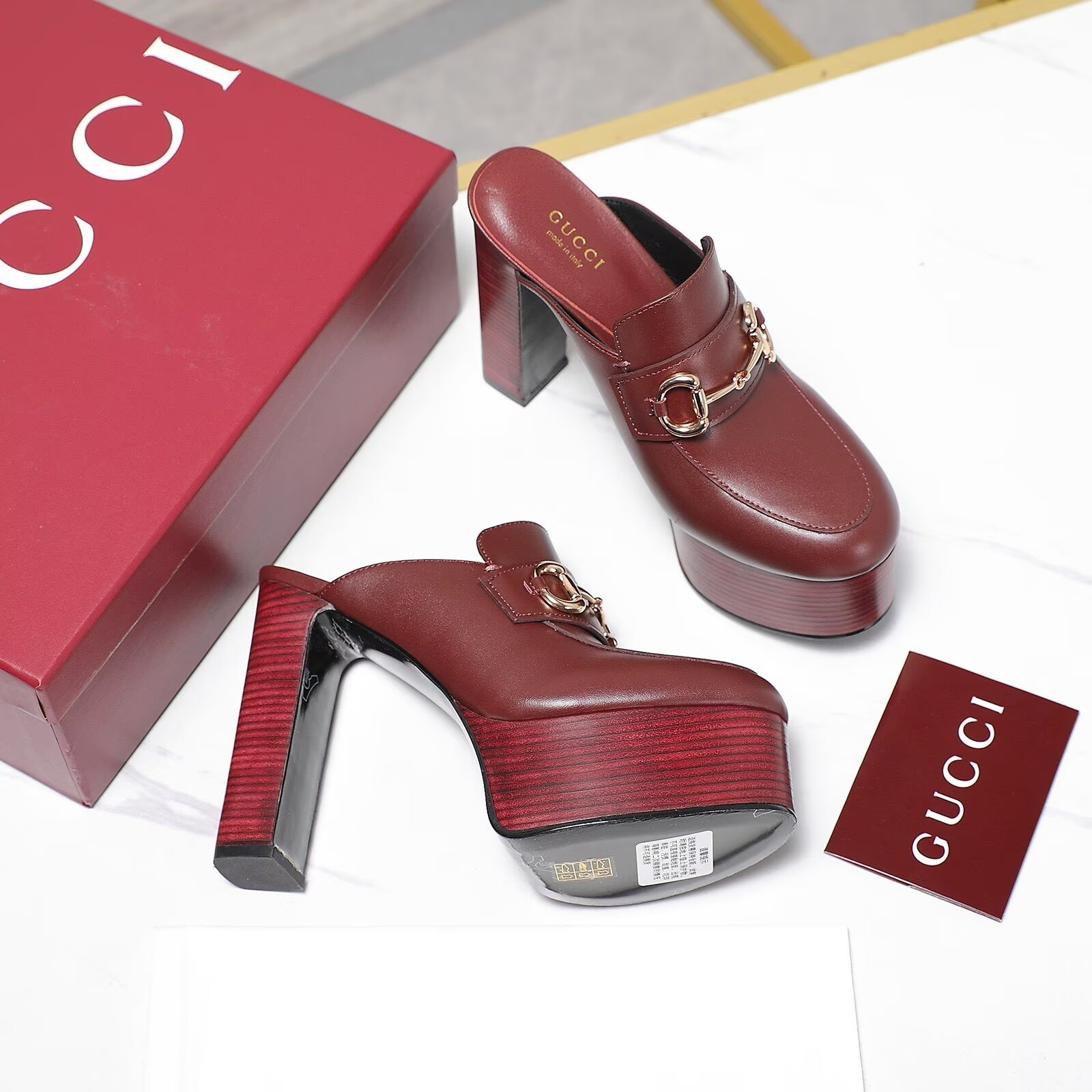 UA Gvc*1 Horsebit Mules 13.5cm Heel