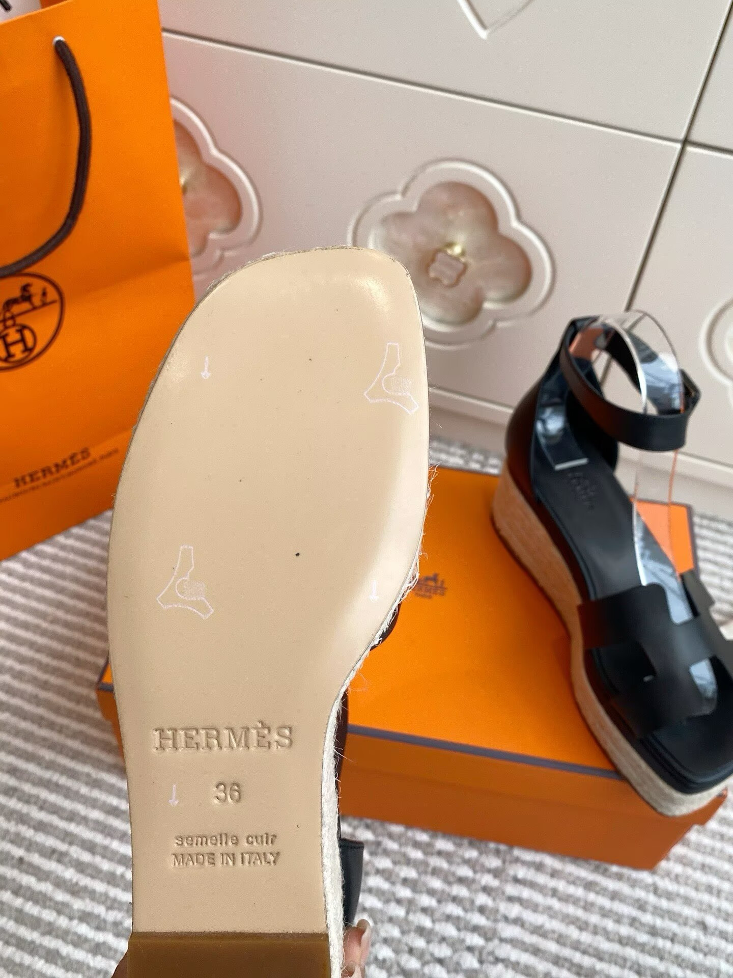 UA Hermès Elda Spanish Woven Shoes